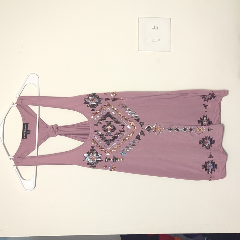 Almost famous Purple woman's tank top size XL